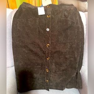 Tea N Rose - corduroy skirt